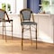 Flash Furniture NavyWhite PE Rattan Stacking Paris Stools, 2PK 2-SDA-AD642001-BS-BKWH-NAT-GG - alternate 7
